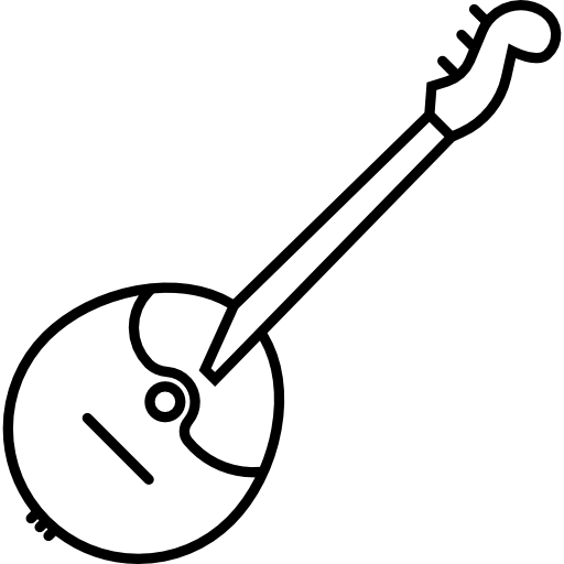 Домра раскраска для детей