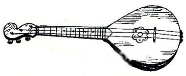 Домбра раскраска для детей