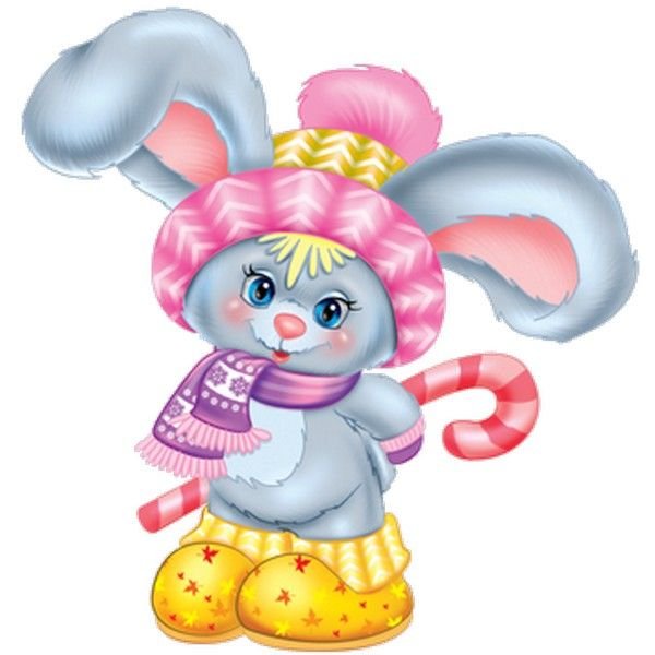 Новогодний зайчик для детей