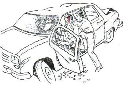 Рисунок авария (49 фото)