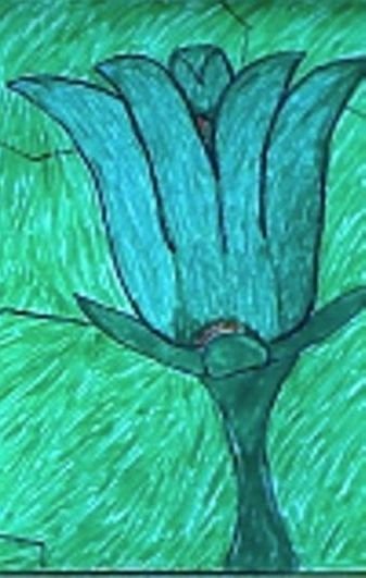 Рисунок к сказу Бажова каменный цветок