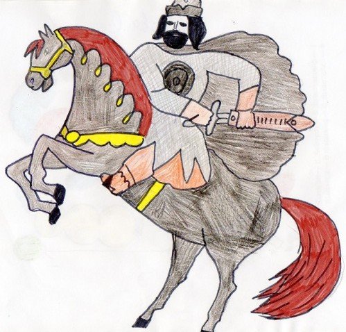 Вещий Олег рисунок