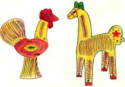 Филимоновская роспись в средней группе