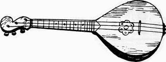 Домбра рисунок (48 фото)