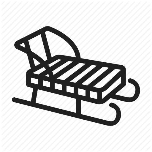 Сани раскраска