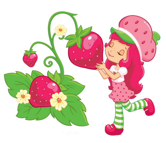 Шарлотта Земляничка с клубникой