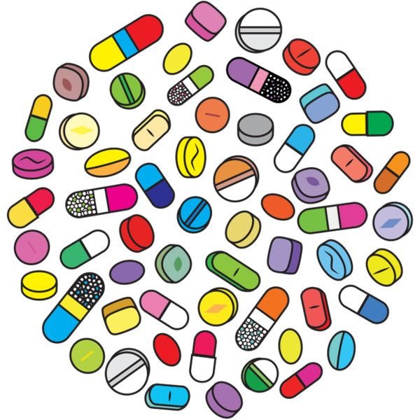 Таблетки мультяшный