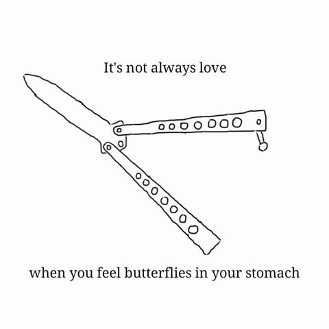 Нож бабочка раскраска