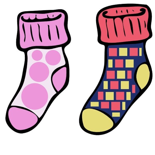 Детские носки вектор