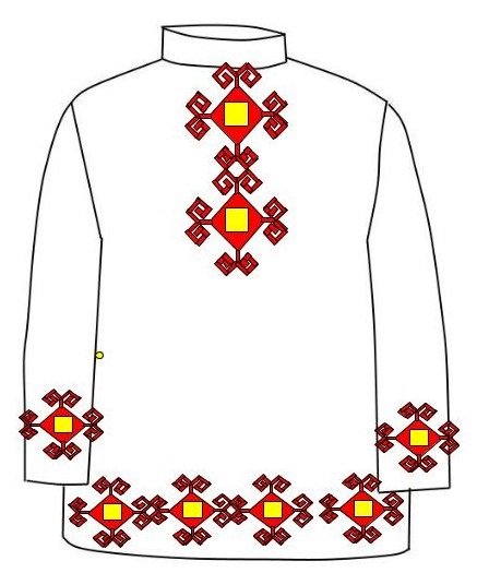 Национальный костюм марийцев детский