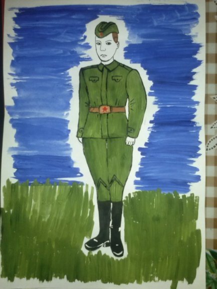 Рисование солдат