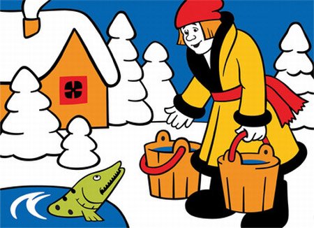 Рисунок емеля (43 фото)