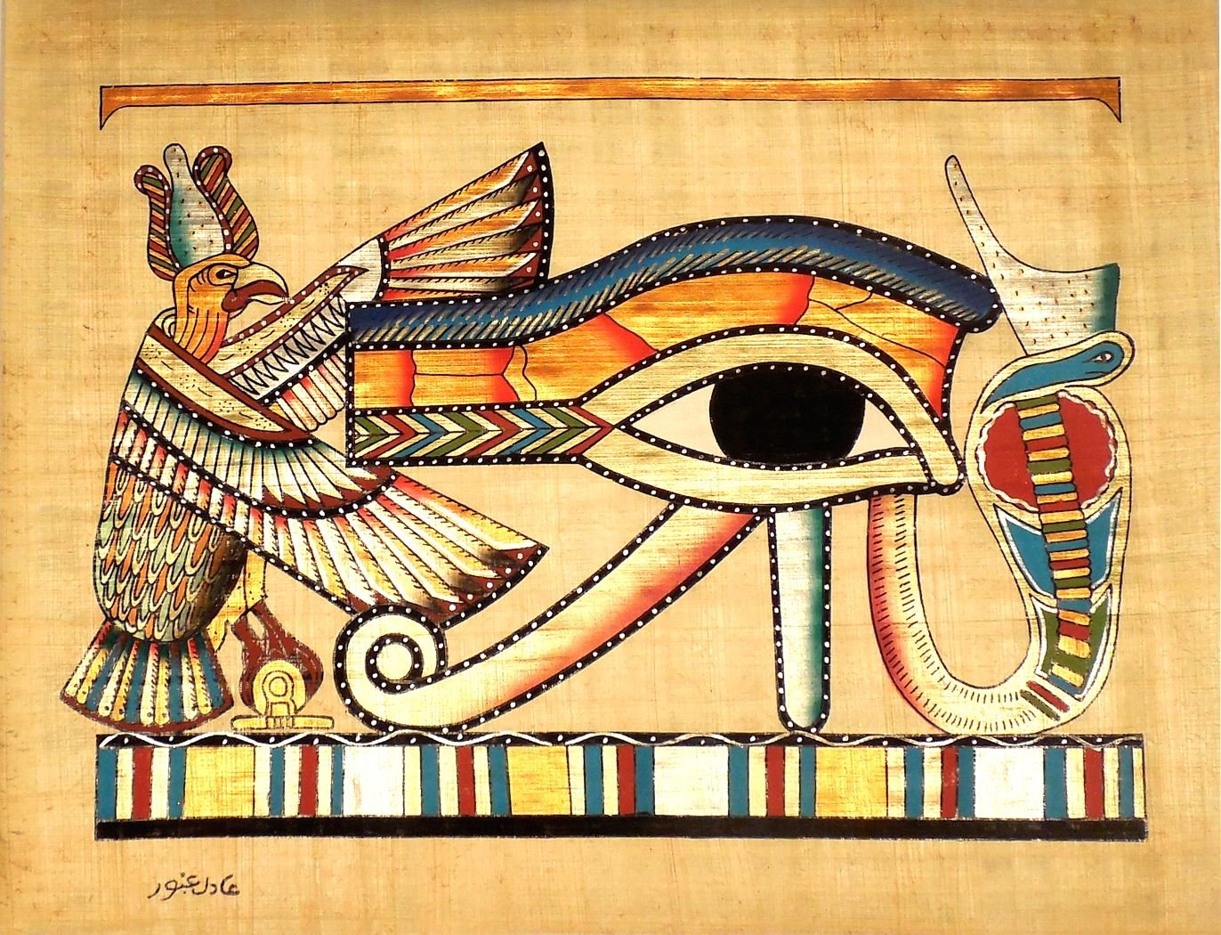 Глаз уаджет Египетский символ