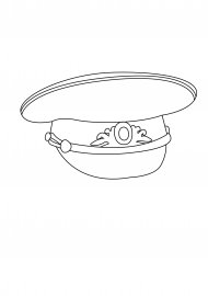 Шапка полицейского для детей