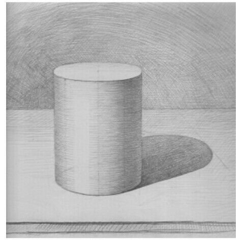 Линейно конструктивный рисунок гипсовых фигур