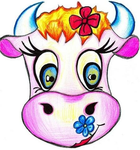 Мордочка коровки