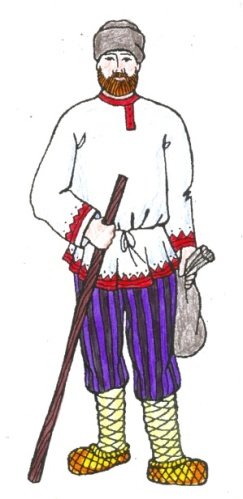 Иллюстрация к рассказу Косцы Бунин