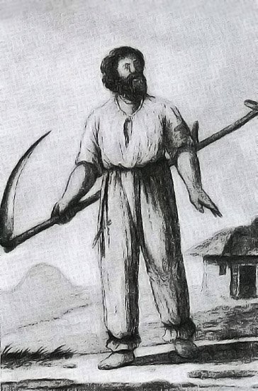 Костюм французского крестьянина 17 века