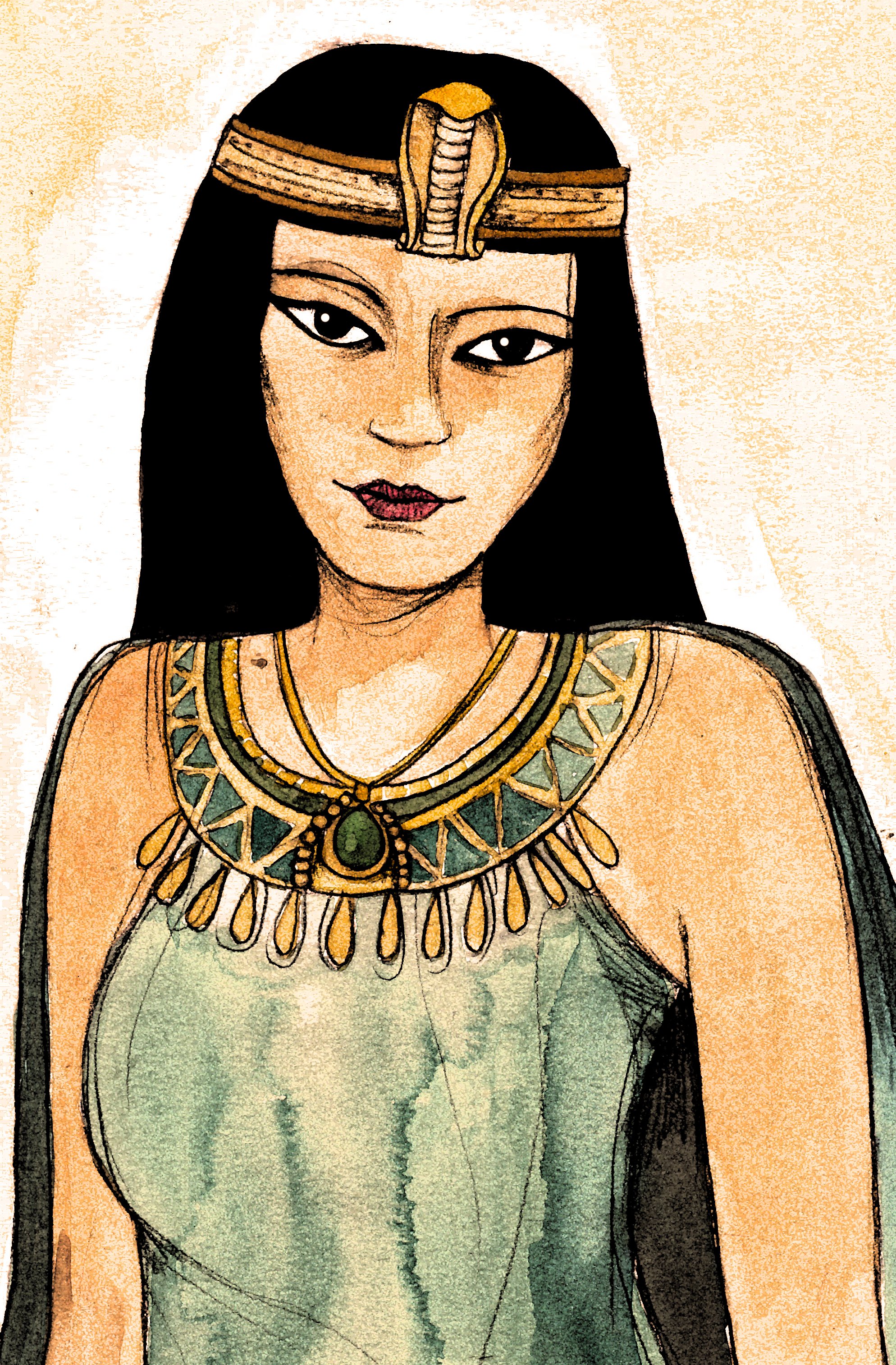 Клеопатра правительница Египта фрески