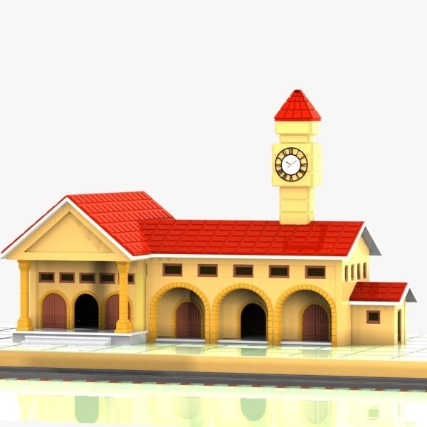 Станция мультяшная