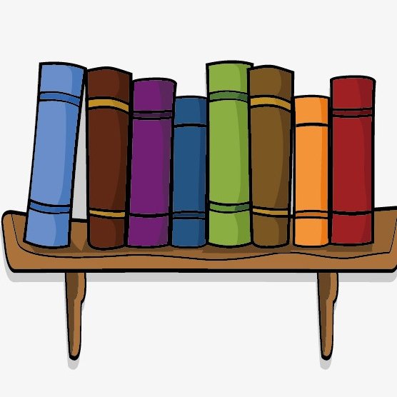 Книжная полка мультяшный