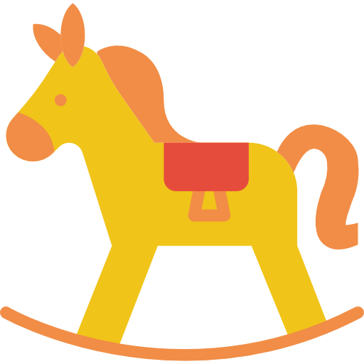 Лошадь качалка вектор