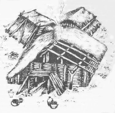 Землянка рисунок (50 фото)