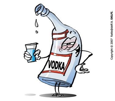 Водка мультяшная