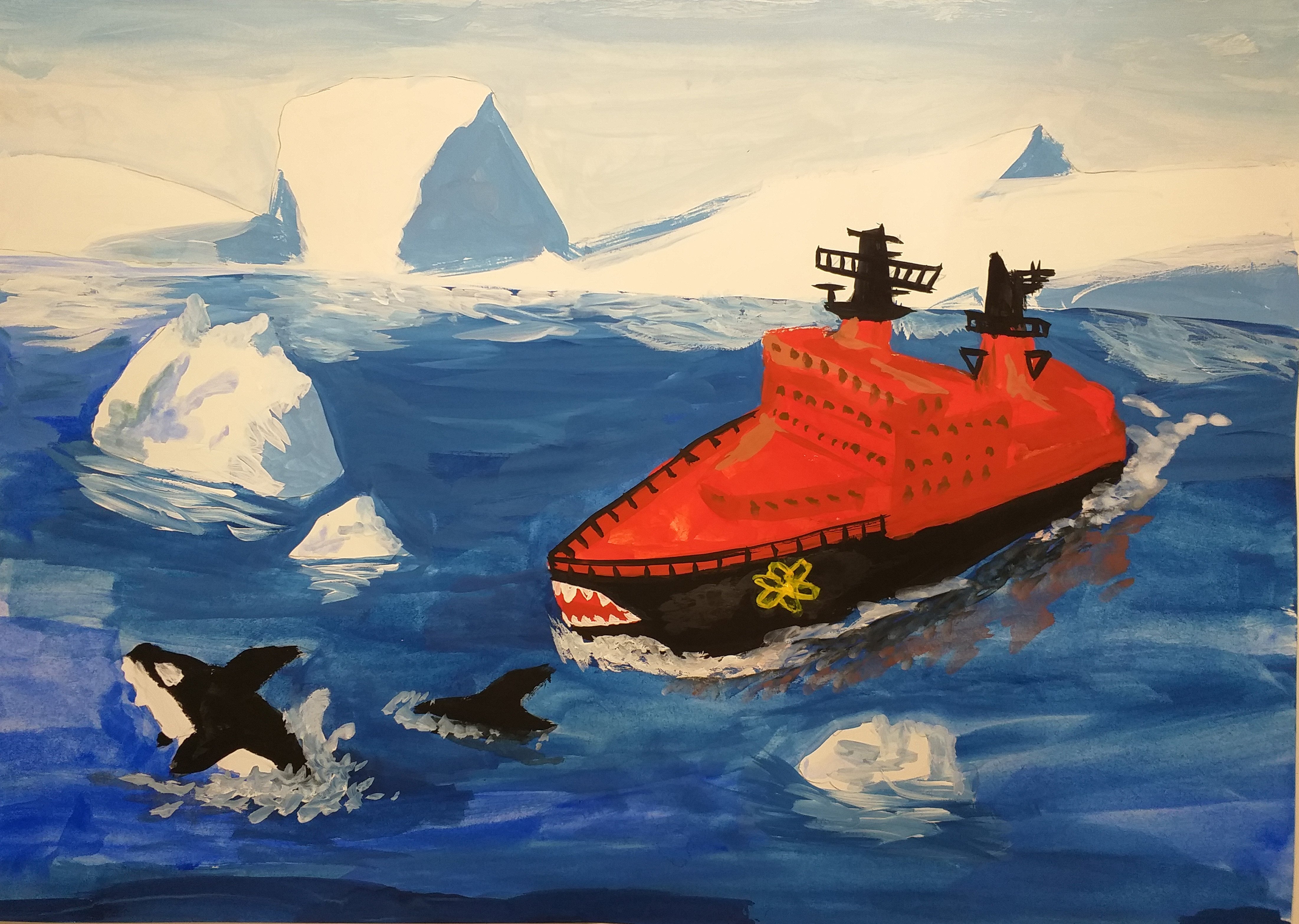Северный Ледовитый океан живопись