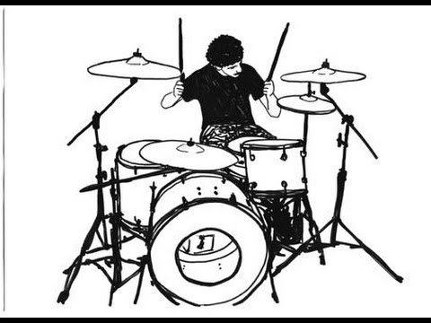 Барабанщик нарисованный