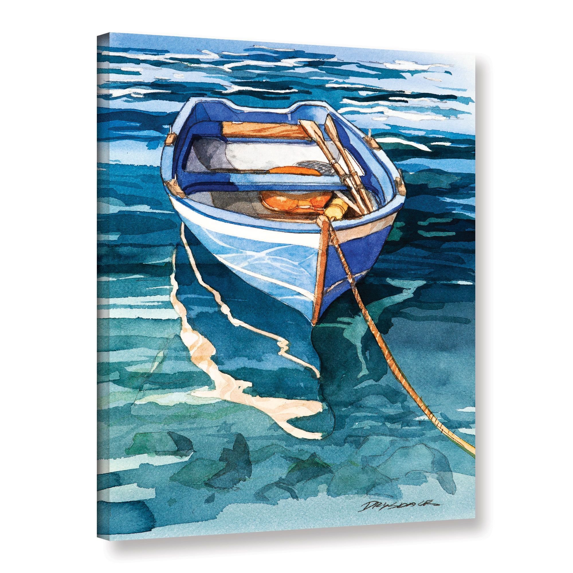 Лодка рисунок гуашью