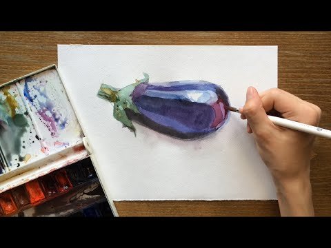 Баклажан скетч