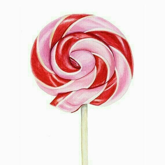 Мягкая карамель акварелью