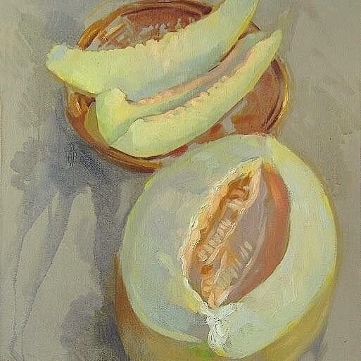 Дыня акварелью Андрияка
