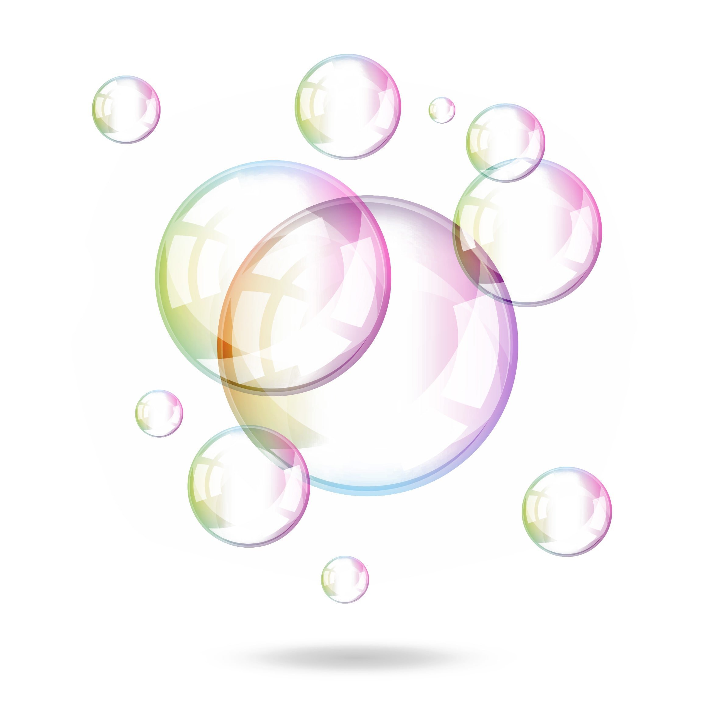 Мыльные пузыри Векторная Графика