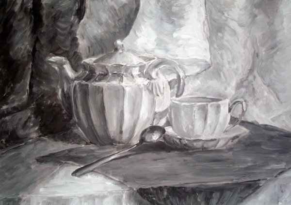 Техника гризайль в живописи