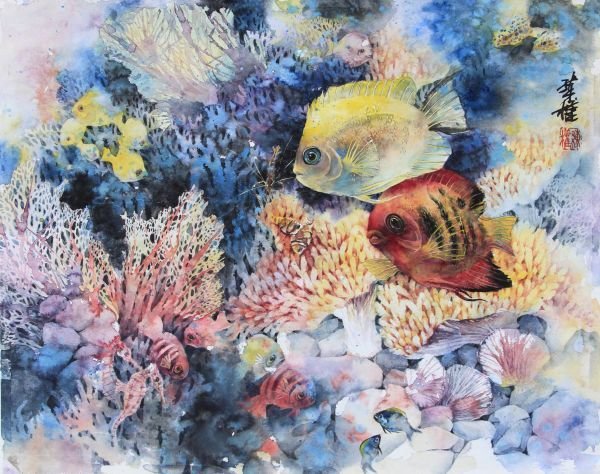 Монотипия рыбы