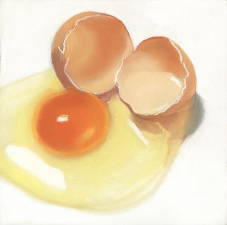 Яичный желток в живописи