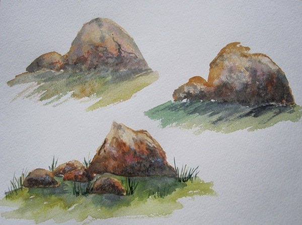 Этюд камней