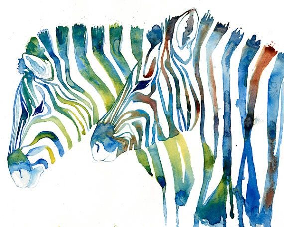 Сафари акварель