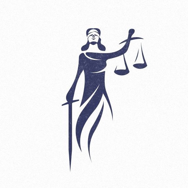 Богиня Фемида вектор