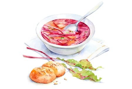 Рисование на тему каша