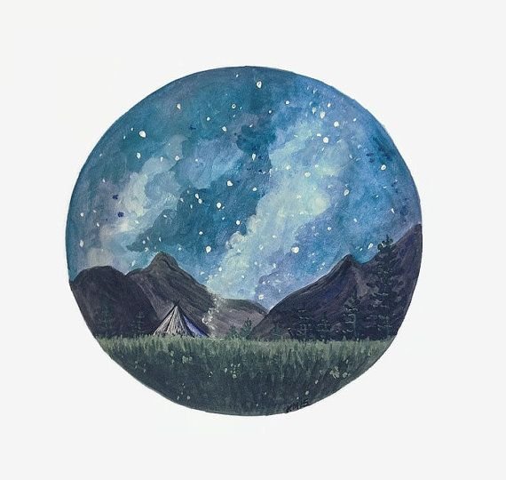 Красивые пейзажи в круге