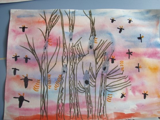 Рисование в подготовительной группе апрель