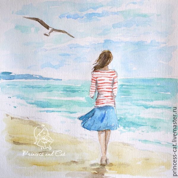 Модные иллюстрации акварелью