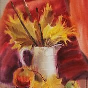 Осенний букет в теплых тонах