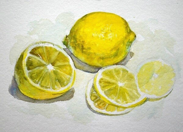 Лимон лессировка