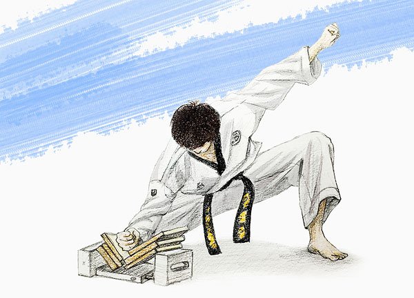 Тхэквондо живопись