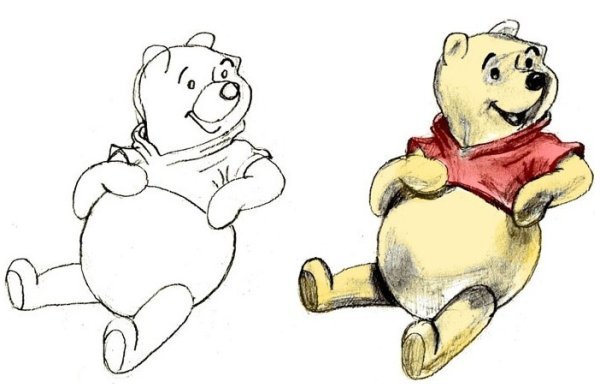 Винни пух для рисования