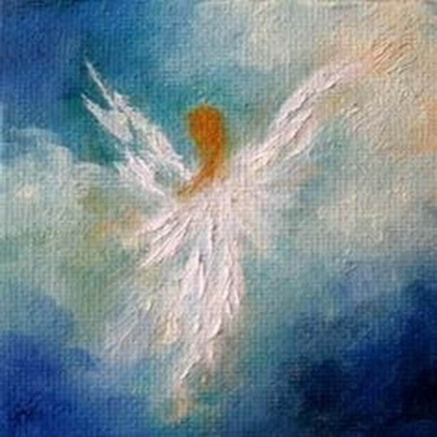 Ангел картина маслом Импрессионизм